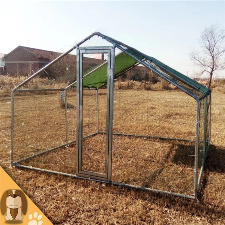 Large Metal Chicken Coop Run4