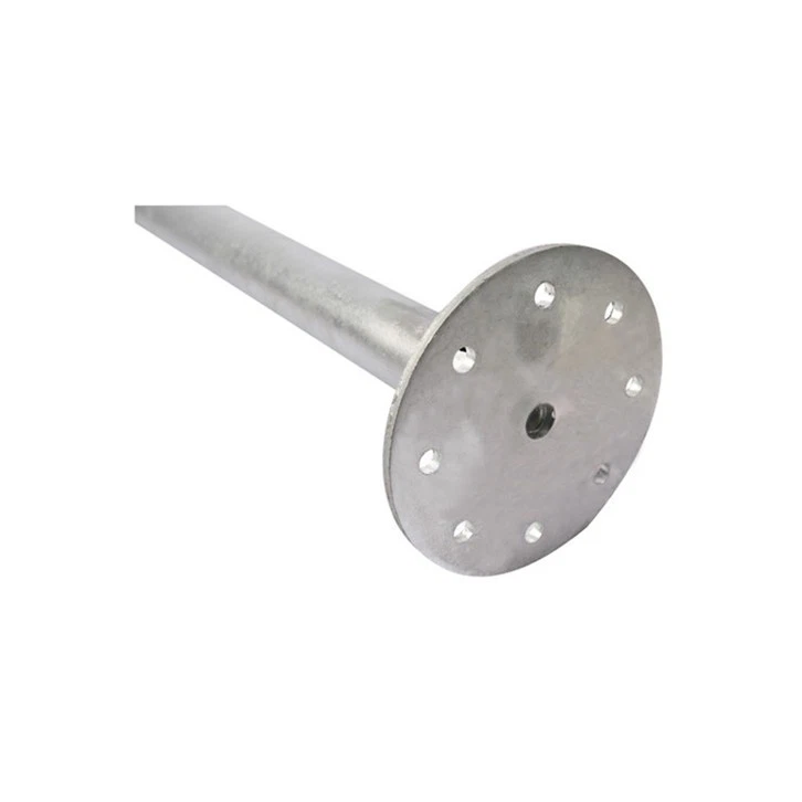 Galvanized Q235 Steel Ground Screws For Solar Mounting